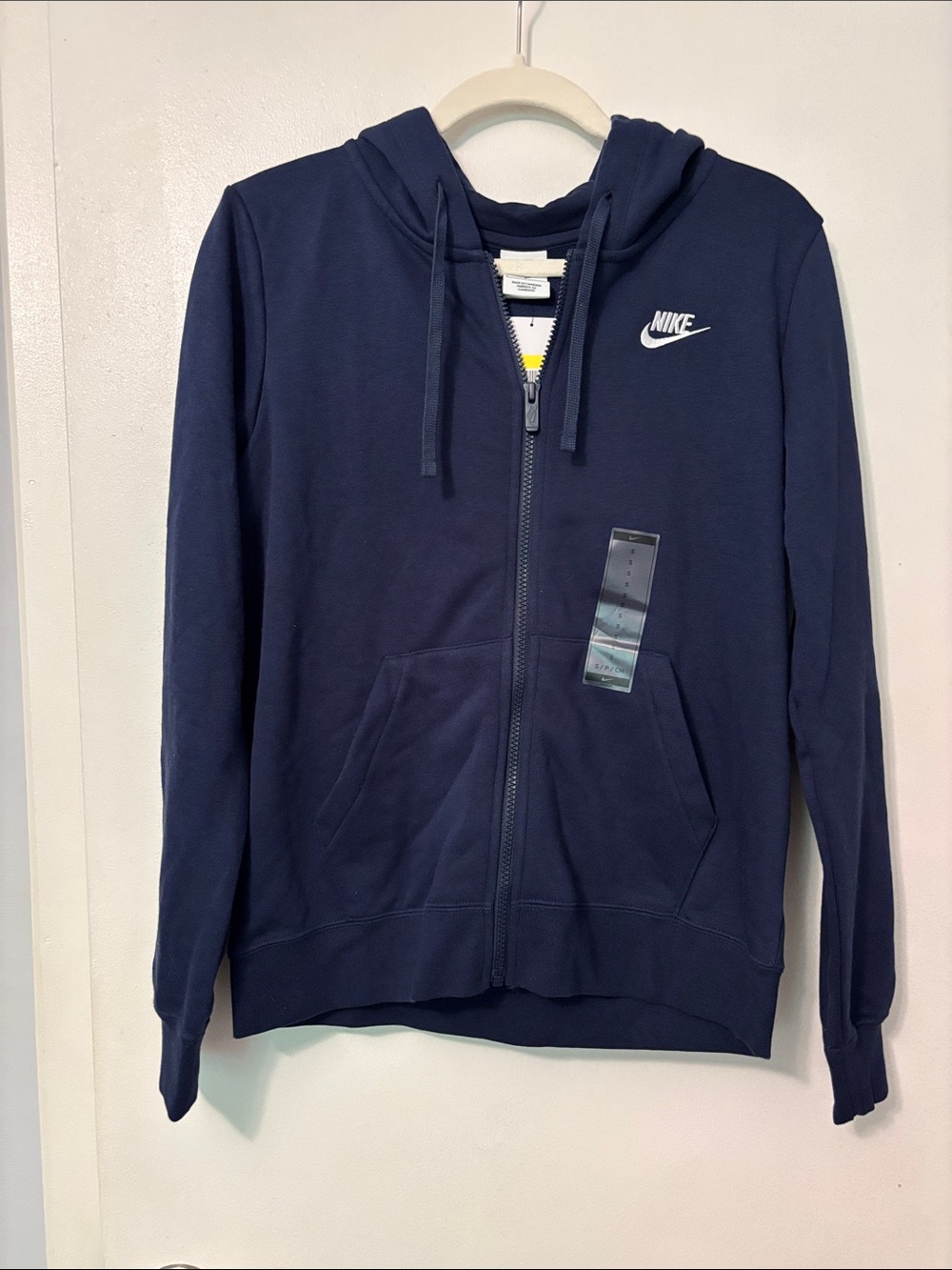 Nike Kids Navy Full-Zip Hooded Sweatshirt